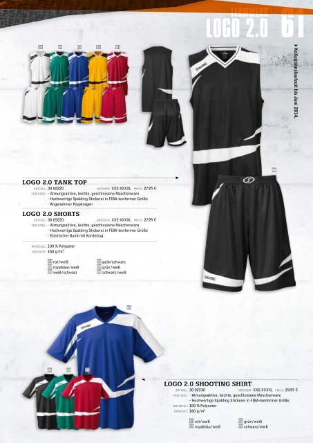 Spalding Online Katalog 2013 - Alles Basketball