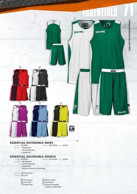 Spalding Online Katalog 2013 - Alles Basketball