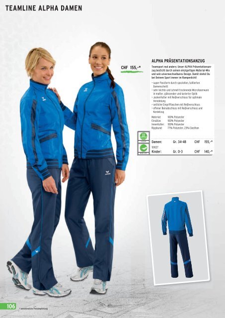 Erima Online Katalog 2013 -Sportbekleidung