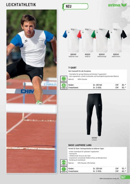 Erima Online Katalog 2013 -Sportbekleidung