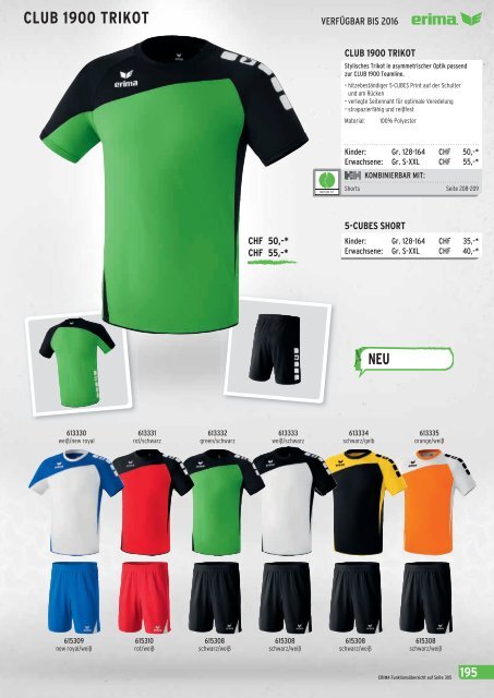 Erima Online Katalog 2013 -Sportbekleidung