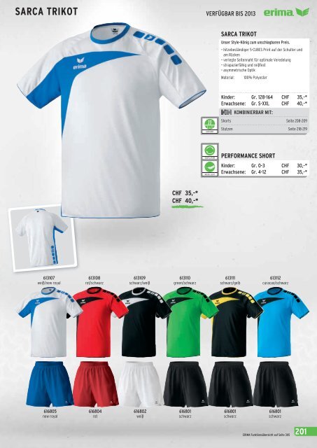 Erima Online Katalog 2013 -Sportbekleidung