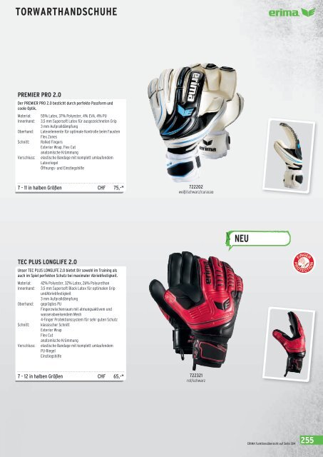 Erima Online Katalog 2013 -Sportbekleidung