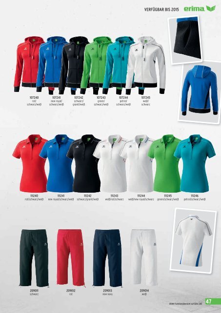 Erima Online Katalog 2013 -Sportbekleidung