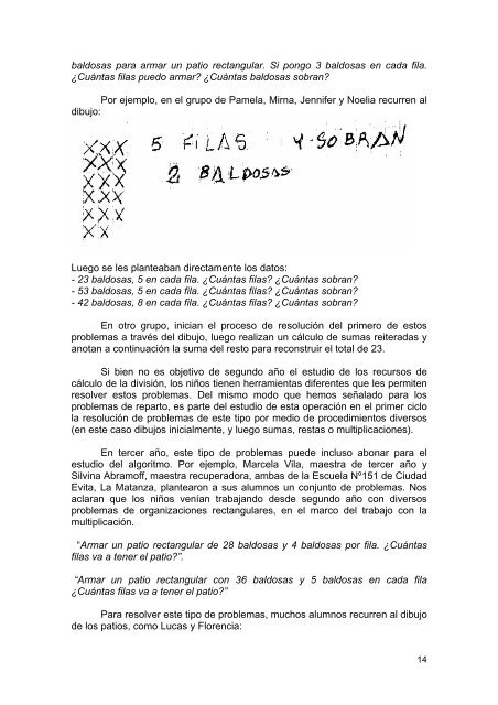 orientaciones didácticas para la enseñanza de la división en los tres ...