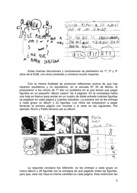 orientaciones didácticas para la enseñanza de la división en los tres ...