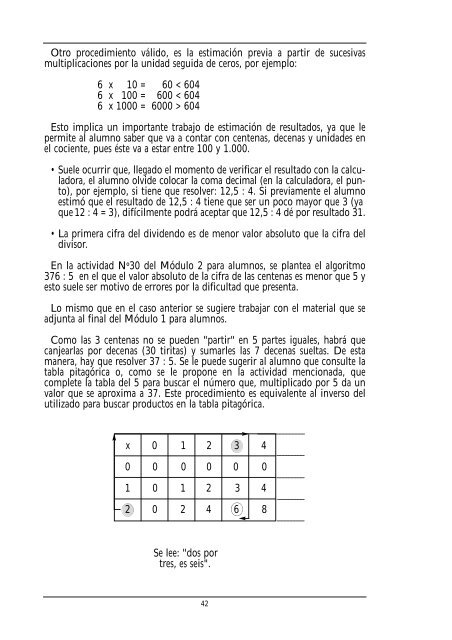 Matemática (Libro para el Docente parte II) - Región Educativa 11