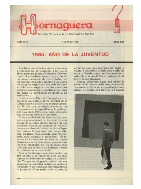 hornaguera - Revistas FHVL