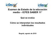 ICFES SABER 11 - Secretaría de Educación de Bogotá