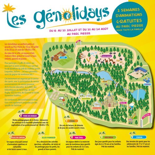 Les Génolidays... - Mairie de Sainte-Geneviève-des-Bois