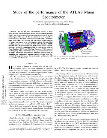 Study of the performance of the ATLAS Muon Spectrometer