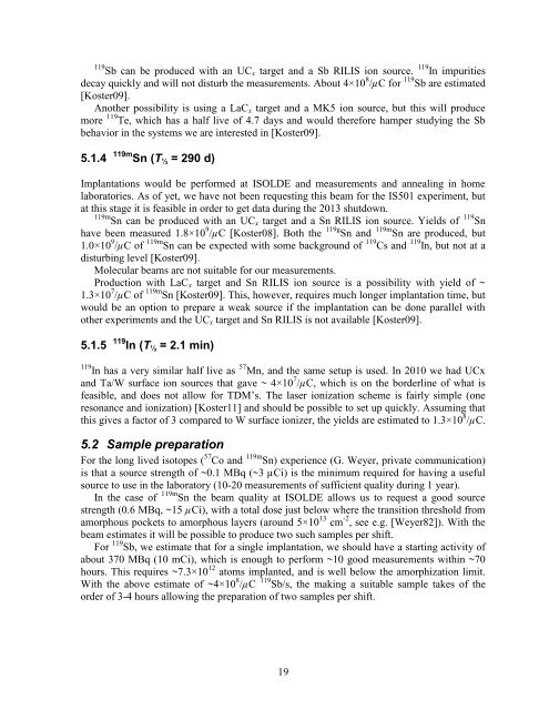 INTC-2012-005/INTC-P-275-ADD-1 - CERN Document Server