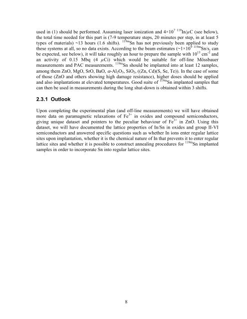 INTC-2012-005/INTC-P-275-ADD-1 - CERN Document Server