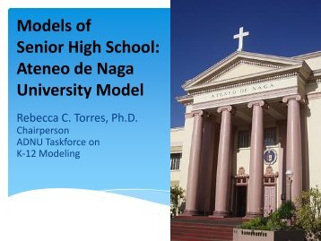 Models of Senior High School: Ateneo de Naga University Model
