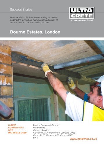 Bourne Estates, London - Ultracrete