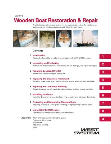 Wooden Boat Restoration Repair - WEST SYSTEM Epoxy