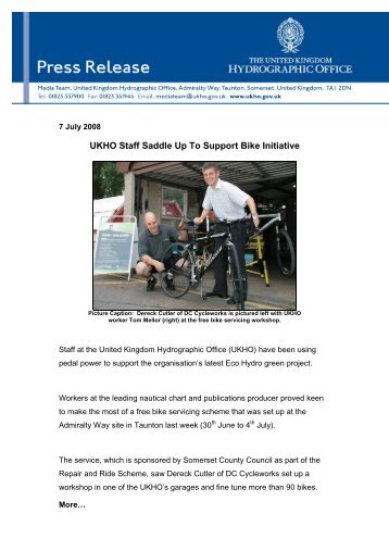 Bike Repair Service.pdf - United Kingdom Hydrographic Office