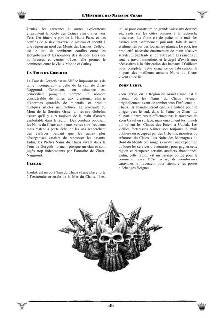 LIVRE D'ARMEE POUR WARHAMMER BATTLE - Ulmo Web Page