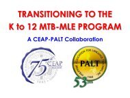 CEAP-PALT MTB-MLE Dr Edizon Fermin Part 1