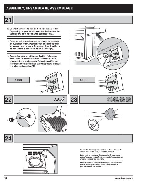 NatUral GaS Grill oWNEr'S maNUal 3100 & 4100 - Weber.com