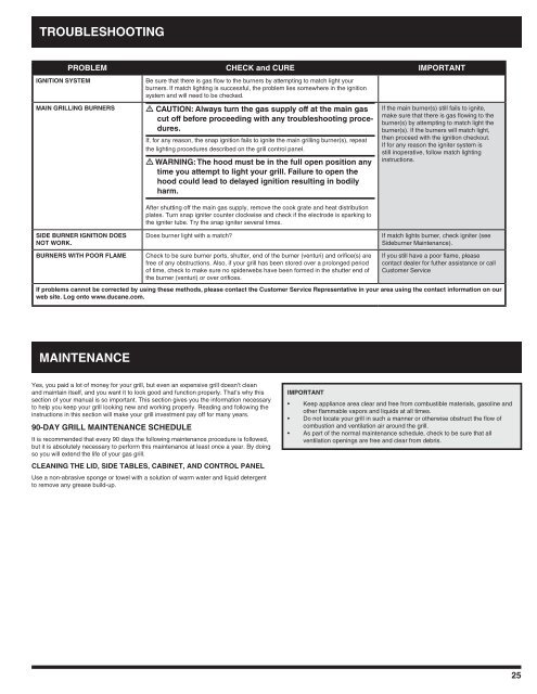 NatUral GaS Grill oWNEr'S maNUal 3100 & 4100 - Weber.com