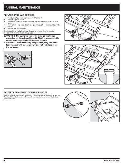 NatUral GaS Grill oWNEr'S maNUal 3100 & 4100 - Weber.com