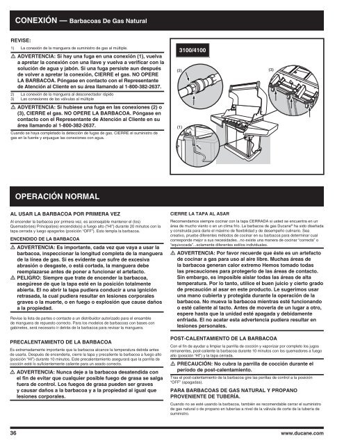 NatUral GaS Grill oWNEr'S maNUal 3100 & 4100 - Weber.com