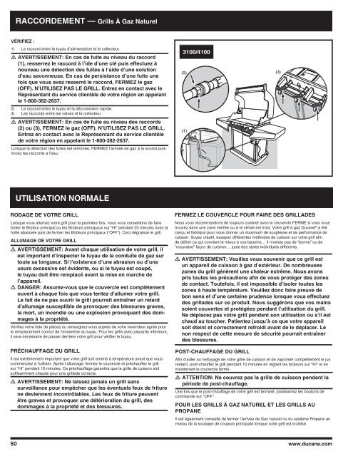 NatUral GaS Grill oWNEr'S maNUal 3100 & 4100 - Weber.com