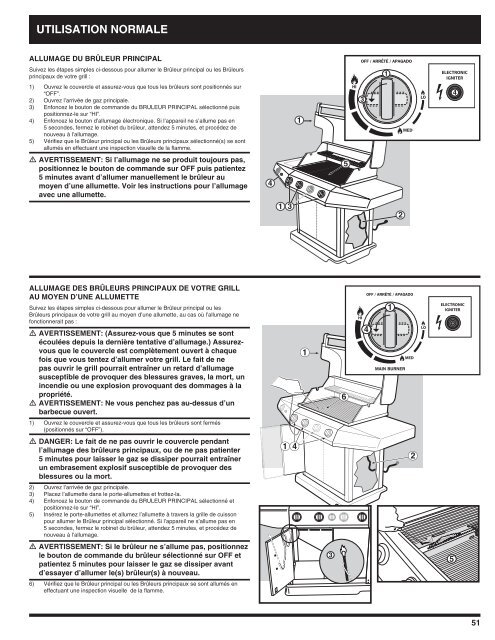 NatUral GaS Grill oWNEr'S maNUal 3100 & 4100 - Weber.com