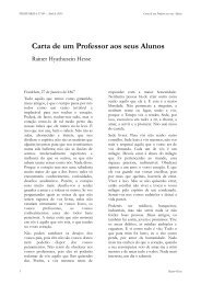 Carta de um Professor aos seus Alunos - cefopna