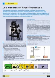 Les mesures en hyperfréquences - Chauvin-Arnoux