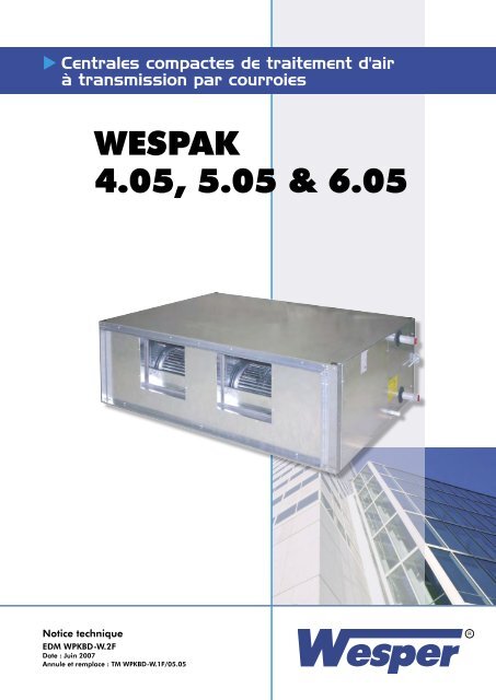 Documentation commerciale - comatec wesper airwell