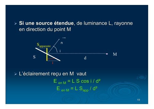 4-cours rayonnement