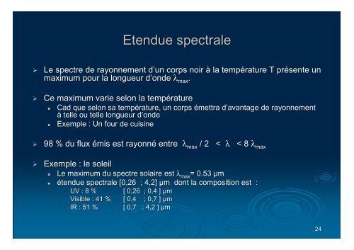 4-cours rayonnement