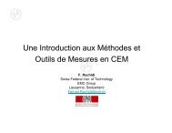 Une Introduction aux Méthodes et Outils de Mesures en CEM - EPFL