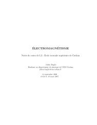 (en cours d'écriture) d'électromagnétisme de L3 ... - Normalesup.org