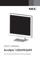 AccuSyncTM LCD72VX/92VX - Igor Chudov