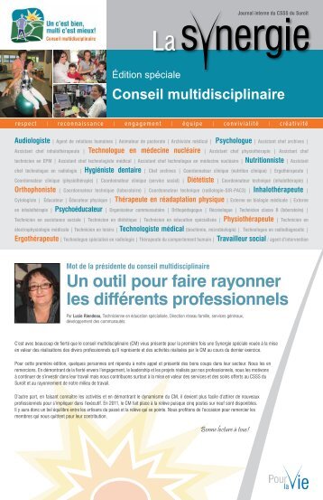 Un outil pour faire rayonner les différents professionnels