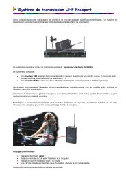 Système de transmission UHF Freeport - Cours de physique ...