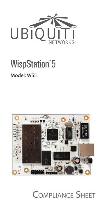 WispStation5 Compliance - Ubiquiti Networks