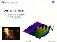 Les antennes - Cours de physique appliquée