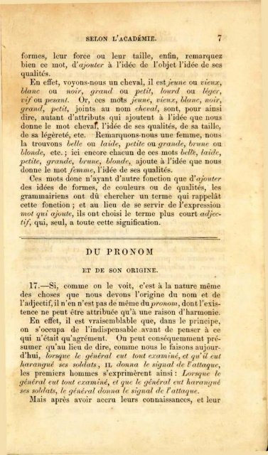 Abrégé de la grammaire selon l'Académie / par Bonneau.