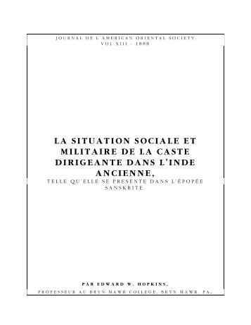 La situation sociale et militaire de la caste dirigeante ... - utqueant.org