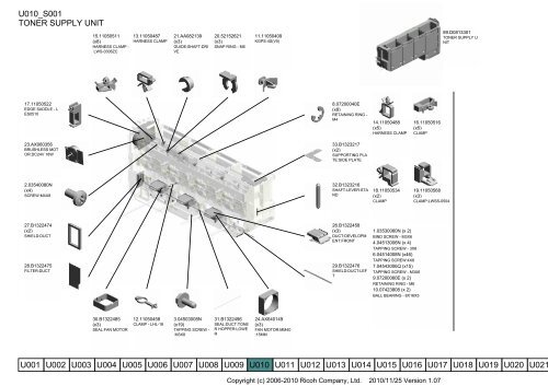 D081/D082 PARTS CATALOG