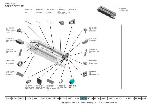 D081/D082 PARTS CATALOG