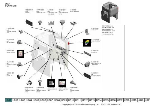 D081/D082 PARTS CATALOG