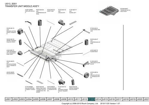 D081/D082 PARTS CATALOG