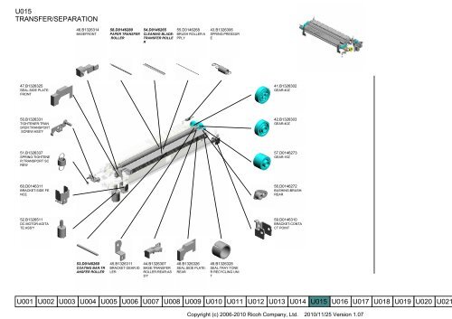 D081/D082 PARTS CATALOG