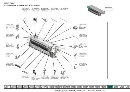 D081/D082 PARTS CATALOG