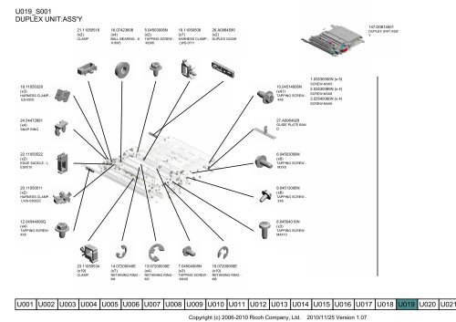 D081/D082 PARTS CATALOG